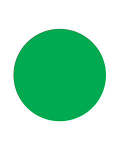 Blank Green Stickers 50mm