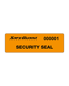 SafeGuard No Residue Seal Labels 125x35mm
