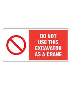 Do Not Use As Crane Labels