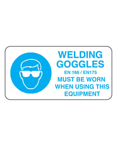 Welding Goggles Labels
