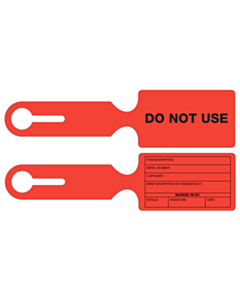 Do Not Use Loop Through Tags 245x60mm