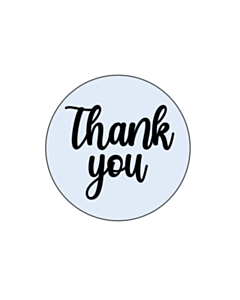 Thank You Stickers 40mm