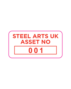 Steel Arts UK Asset Labels