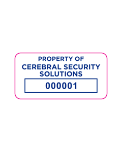 Cerebral Security Solutions Asset Labels