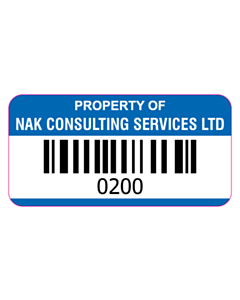 Property of NAK Consulting Asset Labels