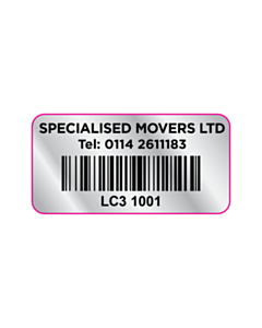 Specialised Movers Ltd Code 128 Barcode Labels