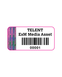 Telent ExM Media Tamper Evident Asset Labels