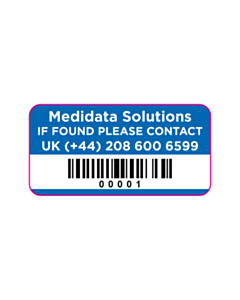 Medidata Solutions Asset Labels - Blue