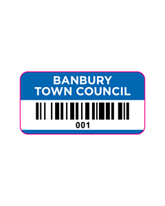 Banbury Town Council Asset Labels