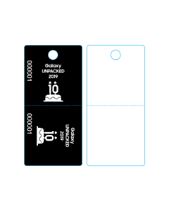 Galaxy Unpacked Cloakroom Tags