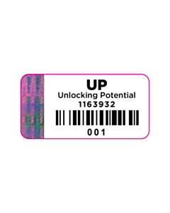 UP-Unlocking Potential Tamper Evident Asset Labels