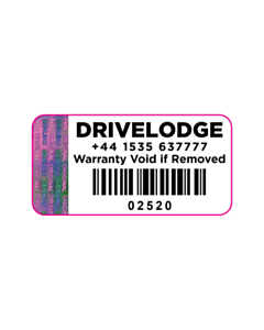 Drivelodge Tamper Evident Asset Labels