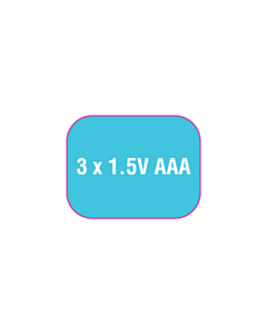 3 x 1.5v AAA Labels