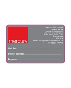 Mercury CSC Ltd Service Labels