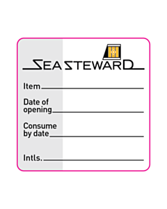 Sea Steward Date of Opening Labels