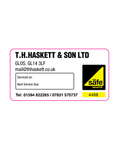 Steven Hackett Gas Safe Labels
