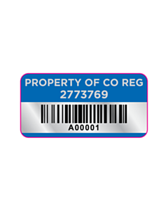 Co Reg Asset Labels
