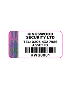 Kingswood Security Ltd Tamper Evident Asset Labels