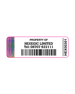 Hexegic Ltd Tamper Evident Asset Labels
