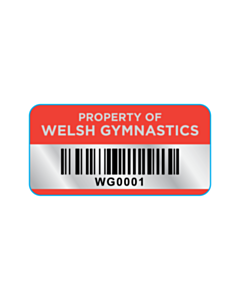 Welsh Gymnastics Asset Labels