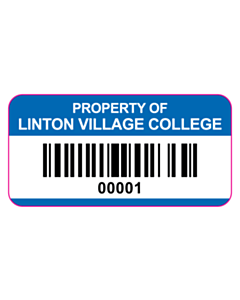 Linton Village College Asset Labels