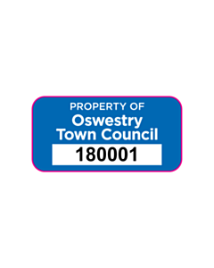 Oswestry Town Council Asset Labels