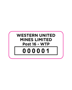 Western United Mines Ltd POST 16 - WTP