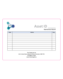 The Testing Lab Ltd Asset ID Labels