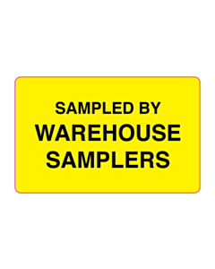 Sampled by Warehouse Samplers Labels