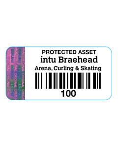 intu Braehead Tamper Evident Asset Labels