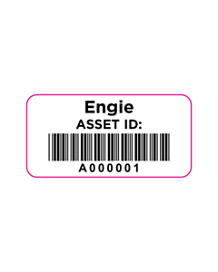 Engie Asset ID Code 39 Barcode Labels