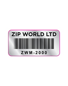Zip World Ltd Code 39 Barcode Labels ZWM