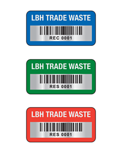 LBH Trade Waste Asset Labels