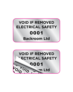 Backroom Ltd Void Labels