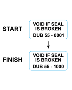 Void If Seal Broken Dub 57 Labels