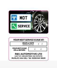 R&S Automotive Window Stickers