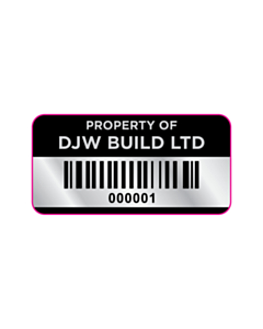 Property of DJW Build Asset Labels