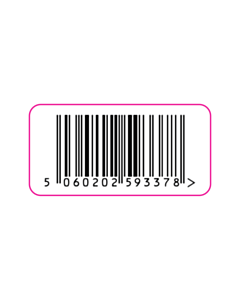 40x20mm Peelable Barcode Labels