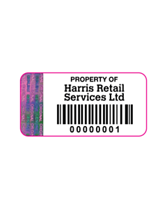 Harris Retail Services Tamper Evident Asset Labels