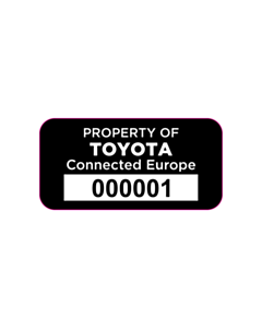Toyota Connected Europe Asset Labels