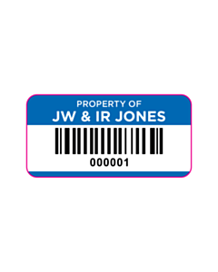 JW & IR Jones Asset Labels