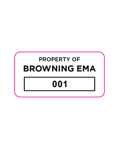 Browning EMA Asset Labels