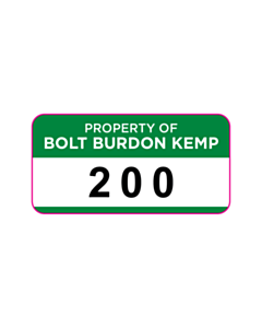 Bolt Burdon Kemp Asset Labels