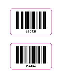 DNA Nudge Ltd Code 128 Barcode Labels
