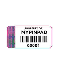 MYPINPAD Tamper Evident Asset Labels