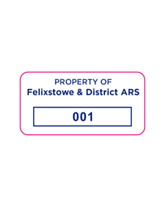 Felixstowe & District ARS Asset Labels