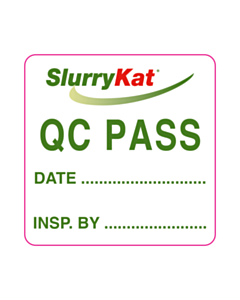 SlurryKat QC Pass Labels