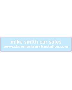 Mike Smith Car Sales Window Stickers
