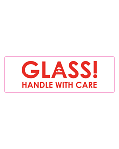 Glass Handle With Care Labels