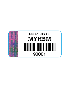 MYHSM Tamper Evident Asset Labels